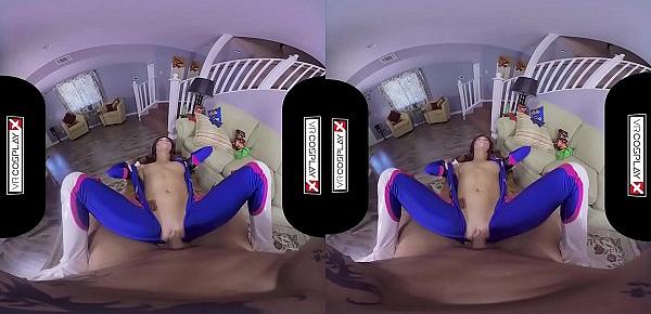  Overwatch Dva XXX Cosplay gamer girl pussy pounding in VR - Immerse Yourself in Virtual Reality Porn!